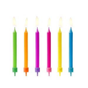 Świeczki na tort urodzinowy - klasyczne