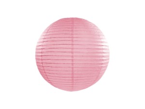 Lampiony wiszące - Lampion papierowy, różowy / średnica 25 cm