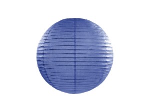 Lampiony wiszące - Lampion papierowy, niebieski / średnica 25 cm