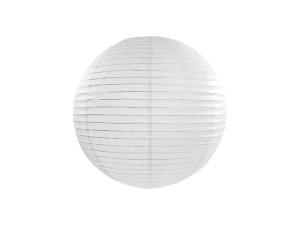 Lampiony wiszące - Lampion papierowy, biały / średnica 35 cm