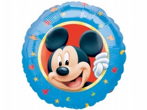 Balony foliowe z bohaterami bajek - Balon foliowy "Myszka Mickey" / 43 cm