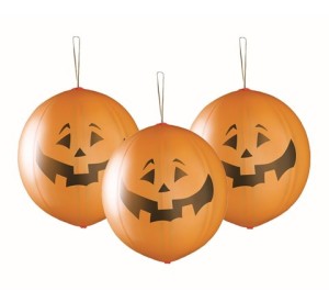 Balony lateksowe z nadrukiem - Balony Premium "Dynie na Halloween", piłki z gumką