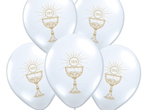 Balony komunijne - Balony Komunijne "Kielich IHS"