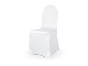 Pokrowce na krzesła i klęczniki - Pokrowiec na krzesło, biały