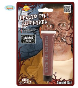 Sztuczna skóra - Farba z efektem Gnijącej skóry Zombie, brązowa