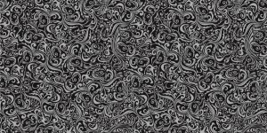 Bieżniki flizelinowe wzorzyste - Bieżnik flizelinowy wzorzysty "Lias", czarny / 40cm x24m