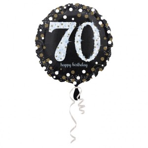Balony foliowe na 70 urodziny