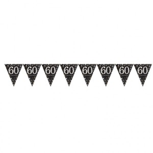 Girlandy cyfry i liczby - Girlanda flagietki na 60 urodziny / 9900570