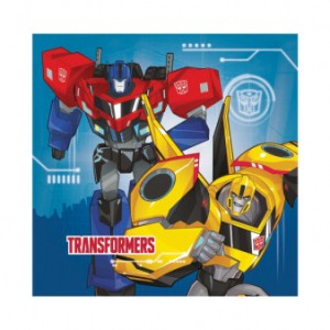 Serwetki bibułowe z bohaterami bajek - Serwetki "Transformers" / 33x33 cm