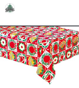 Obrusy z wzorami papierowe - Obrus foliowy na Boże Narodzenie, 178x132 cm