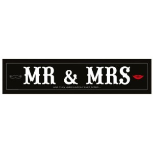 Tablice rejestracyjne - Tablica rejestracyjna "Mr&Mrs" TRMR