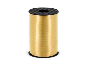 Wstążki plastikowe - Wstążka plastikowa, złota / 5mmx225m