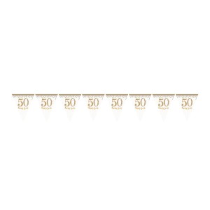 Girlandy cyfry i liczby - Girlanda flagietki "50 Rocznica Ślubu"