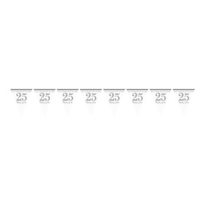Girlandy cyfry i liczby - Girlanda flagietki "25 Rocznica Ślubu"