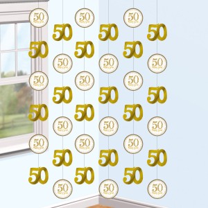 Girlandy cyfry i liczby - Dekoracja wisząca " 50 Rocznica Ślubu"