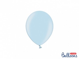Balony lateksowe małe 5" - Balony lateksowe "5", Metallic Baby Blue / 100 szt