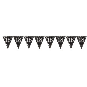Girlandy cyfry i liczby - Girlanda flagietki na 18 urodziny / 9900551