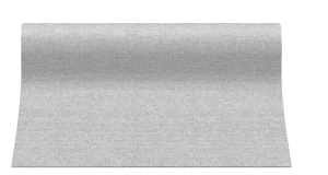 Bieżniki flizelinowe gładkie - Bieżnik flizelinowy wzorzysty "Linen Structure", szary / 40cmx24m