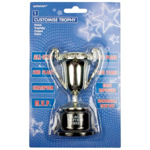 Medale i trofea - Puchar plastikowy do personalizacji / 12,5 cm