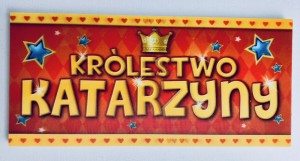 Tabliczki na drzwi - Tabliczka na drzwi "Królestwo Katarzyny" - WYPRZEDAŻ