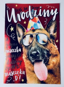 Kartki urodzinowe - Ogromna kartka urodzinowa  / K.MEGA-91