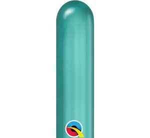 Balony lateksowe Chrom - Balon modelina 260 Chrom Zielony
