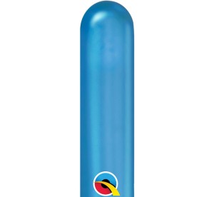 Balony lateksowe Chrom - Balon modelina 260 Chrom niebieski