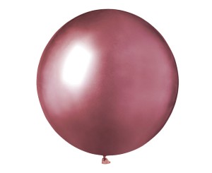 Balony lateksowe Chrom - Balony lateksowe 19" Shiny różowe / 48 cm