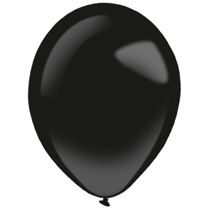 Decorator 5" - Balony lateksowe "Decorator" Fashion Jet Black / 5"-13 cm