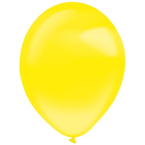 Decorator Crystal - Balony lateksowe "Decorator" Crystal Yellow Sunshine / 11"-28 cm