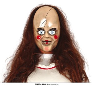 Maski na Halloween - Maska na Halloween "Straszna lalka"