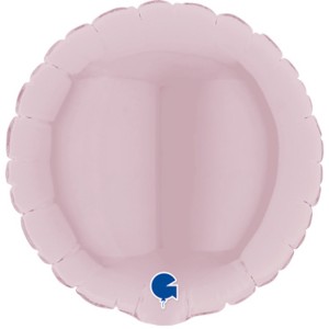Balony foliowe mini kształty 4" - Balon foliowy mini "Okrągły" różowy