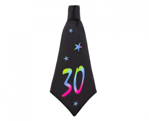 Krawaty - Krawat z kolekcji B&C na 30 urodziny