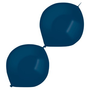 Decorator E-Link 12" - Balony lateksowe E-Link "Decorator" Metallic Navy Flag Blue / 12"-30 cm