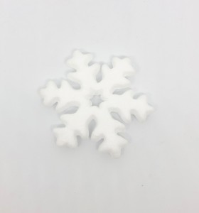 Gwiazdki styropianowe - Śnieżynki styropianowe / 9x9 cm