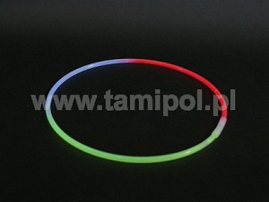 Świetliki - świecące bransoletki i naszyjniki - światło chemiczne - Świetlik naszyjnik, mix kolorów / 0.5x58 cm