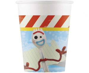Kubeczki z bohaterami bajek plastikowe - Kubeczki papierowe "Toy Story 4" / 33x33 cm / 908716