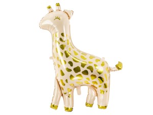 Balony foliowe zwierzątka - Balon foliowy Żyrafa / 80x102 cm
