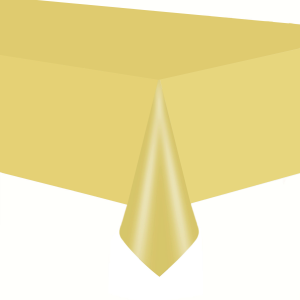 Obrusy jednokolorowe foliowe - Obrus foliowy złoty chrom / 137x274 cm