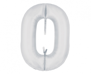 Balony foliowe Ogniwa - Balony Ibrex Chain Hel Metallic White
