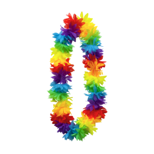 Naszyjniki - Kolorowy naszyjnik hawajski / 100 cm