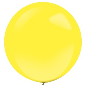 Decorator 24" - Balony lateksowe "Decorator" Standard Yellow Sunshine / 24"-60 cm