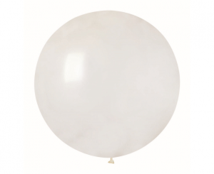 Balony lateksowe standard 12" - Balon lateksowy kula - transparentny  / średnica 0,75 m