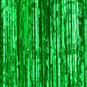Kurtyny foliowe - Kurtyna imprezowa zielona / 100x250 cm