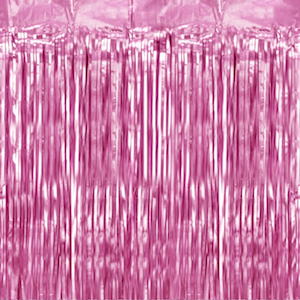 Kurtyny foliowe - Kurtyna imprezowa rózowa / 100x250 cm