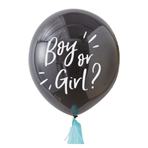 Pomysły na poznanie płci dziecka - Balon 36" niebieski "Boy or Girl"