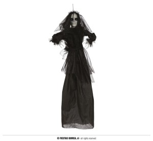 Dekoracje na Halloween Straszydła - Czarna wdowa / 160 cm