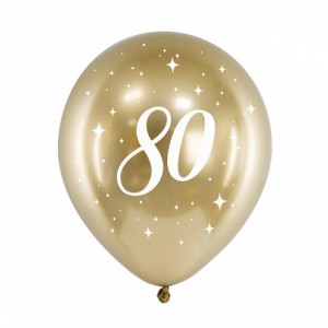 Balony lateksowe na urodziny 80+