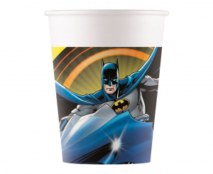 Kubeczki z bohaterami bajek papierowe - Kubeczki papierowe "Batman" / 200 ml