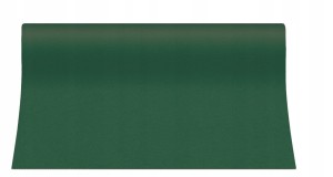 Bieżniki flizelinowe gładkie - Bieżnik flizelinowy gładki AIRLAID "Basic, butelkowa zieleń / 40cmx24m